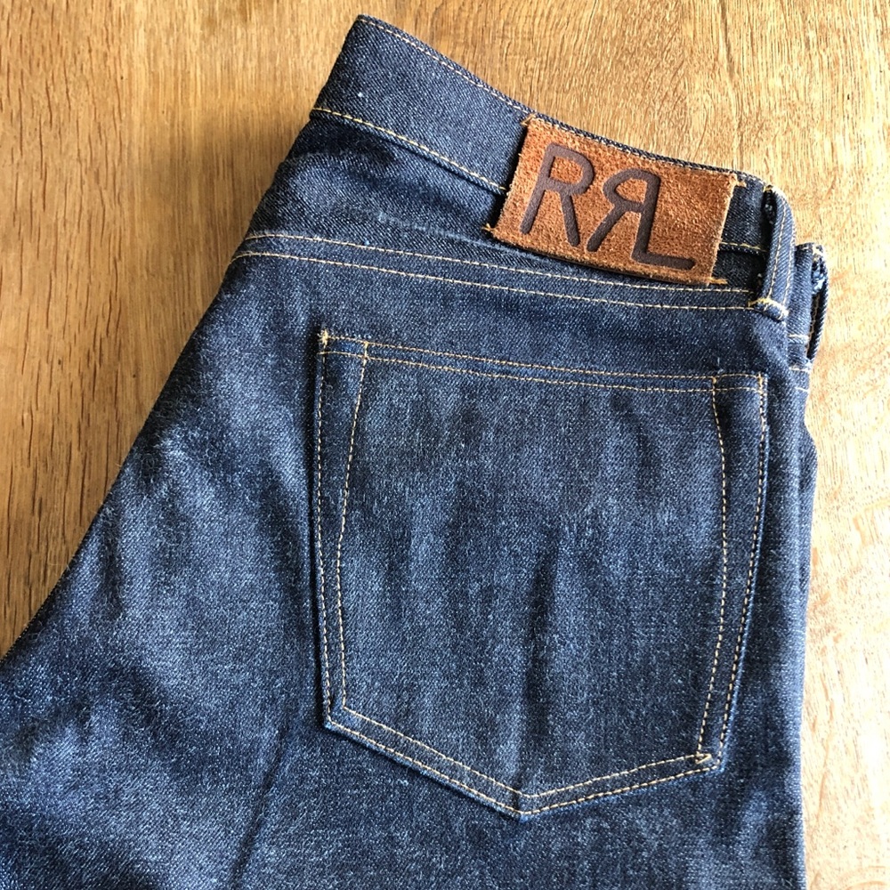RRL rigid selvedge jeans